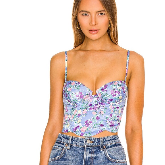 NWOT For Love and Lemons Charlene Top - Picture 3 of 6